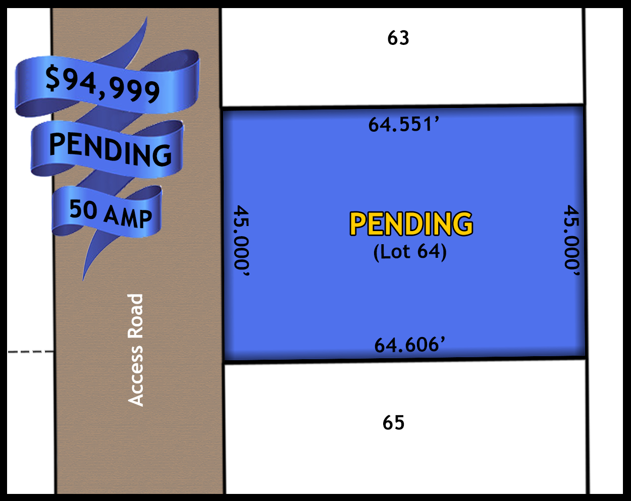 'CLICK' on any of the lot numbers to view individual lot sizes and status